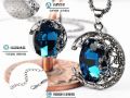 水晶挂链，水晶挂件，水晶饰品，水晶毛衣链