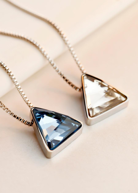 韩版气质水晶短款锁骨链