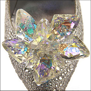 欧美范高跟浅口水晶鞋2