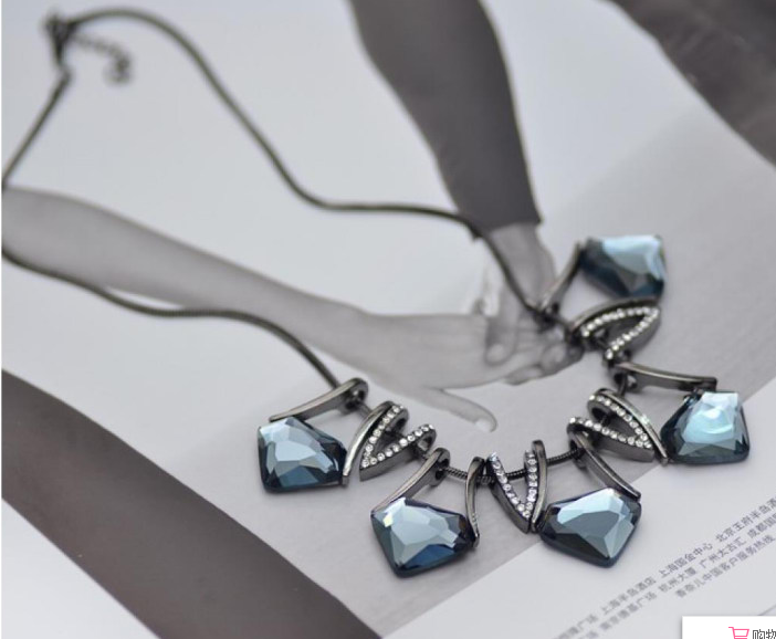 夏季新品短款项链个性夸张2