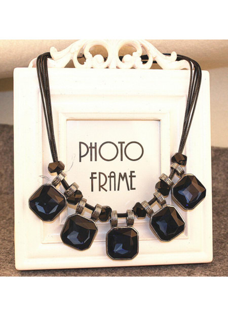 日韩短款水晶冰糖项链2