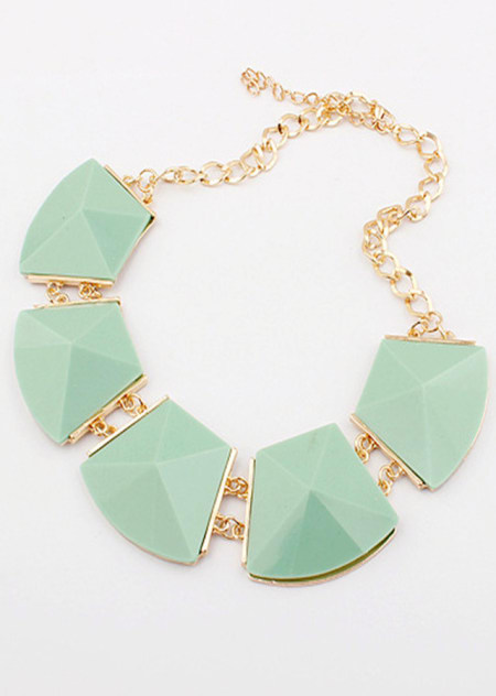 夏威夷风情 装饰项链 短款锁骨链毛衣链 水晶项链