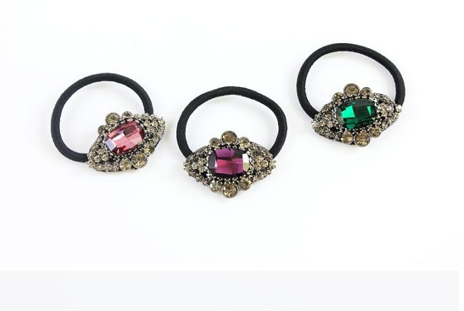 韩国进口水晶水钻 发圈1