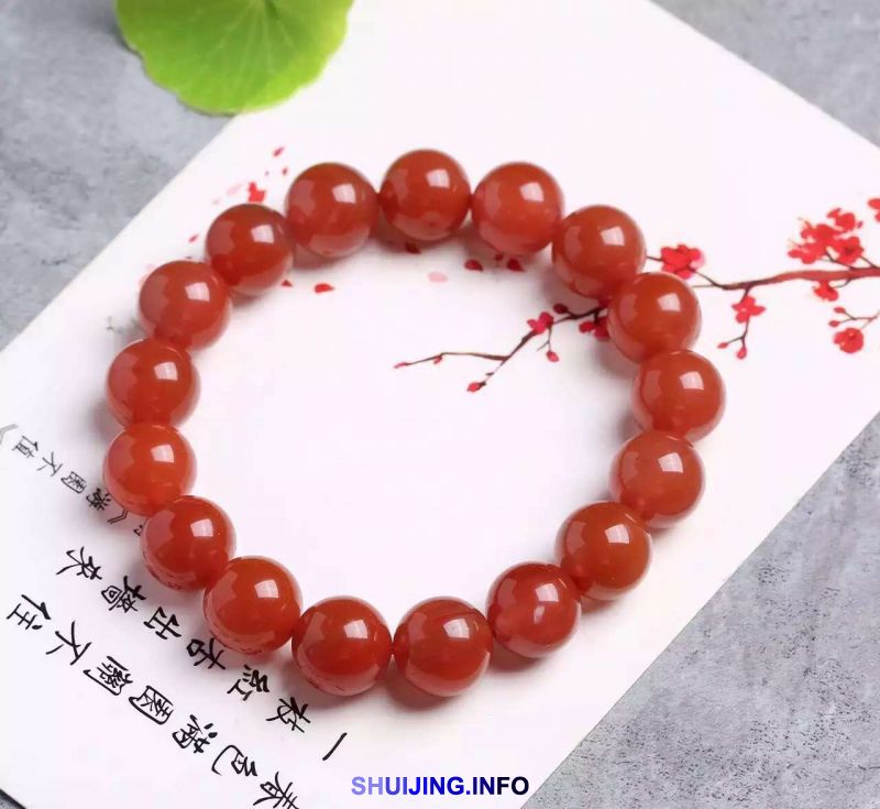 天然南红单圈手链