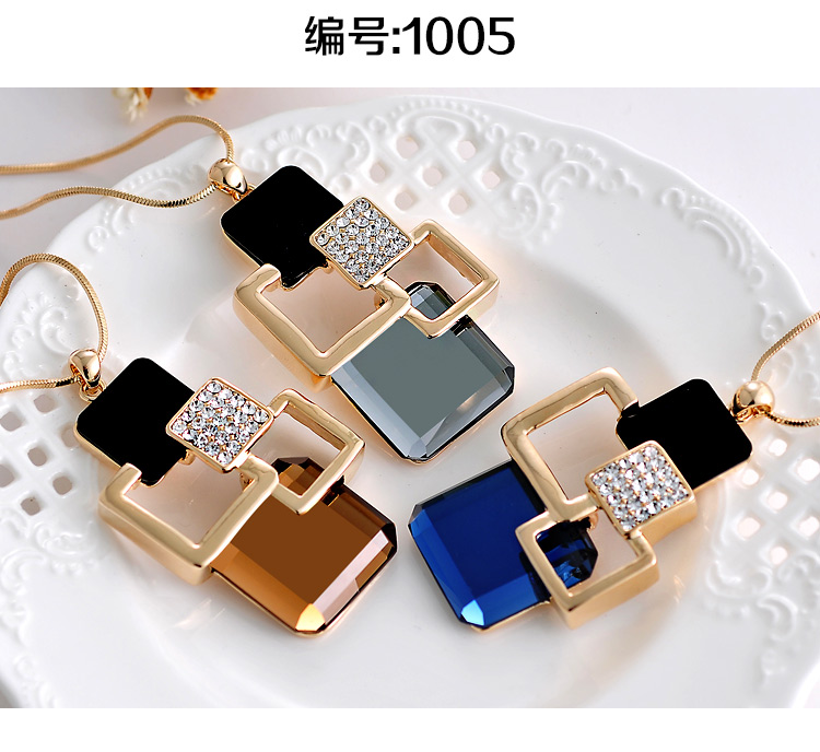 时尚欧美毛衣链长款秋夏韩版百搭挂件装饰项链女挂坠连衣裙配饰品