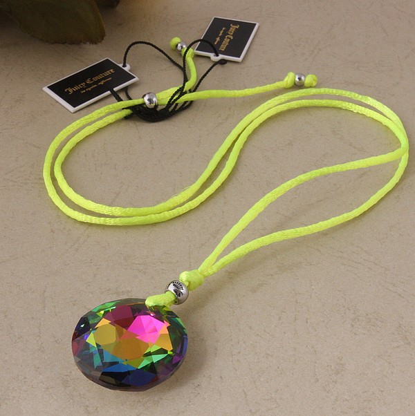 五彩网格水晶挂件