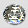 华龙水晶推出不断线的安全水晶玻璃钮扣，3014平底圆形双孔钮扣