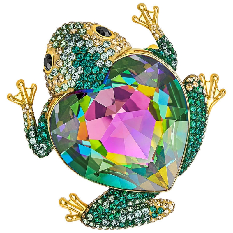 Swarovski-Gina-Brooch-Green-5258509