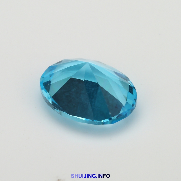 蛋形 浅海蓝 玻璃 2x3~13x18mm