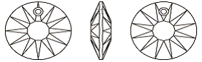 6724太阳吊坠