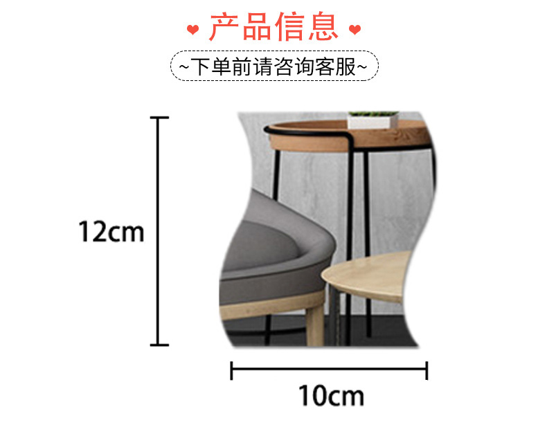 激光切割的波浪曲线形状玻璃镜面墙贴
